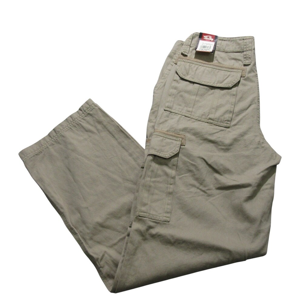 Tony Hawk Mens Cargo Pants Hl Muchacho‎ 30 X 32 Khaki Stretch 100% Cotton